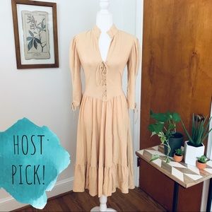 Gorgeous Vintage Peasant Dress